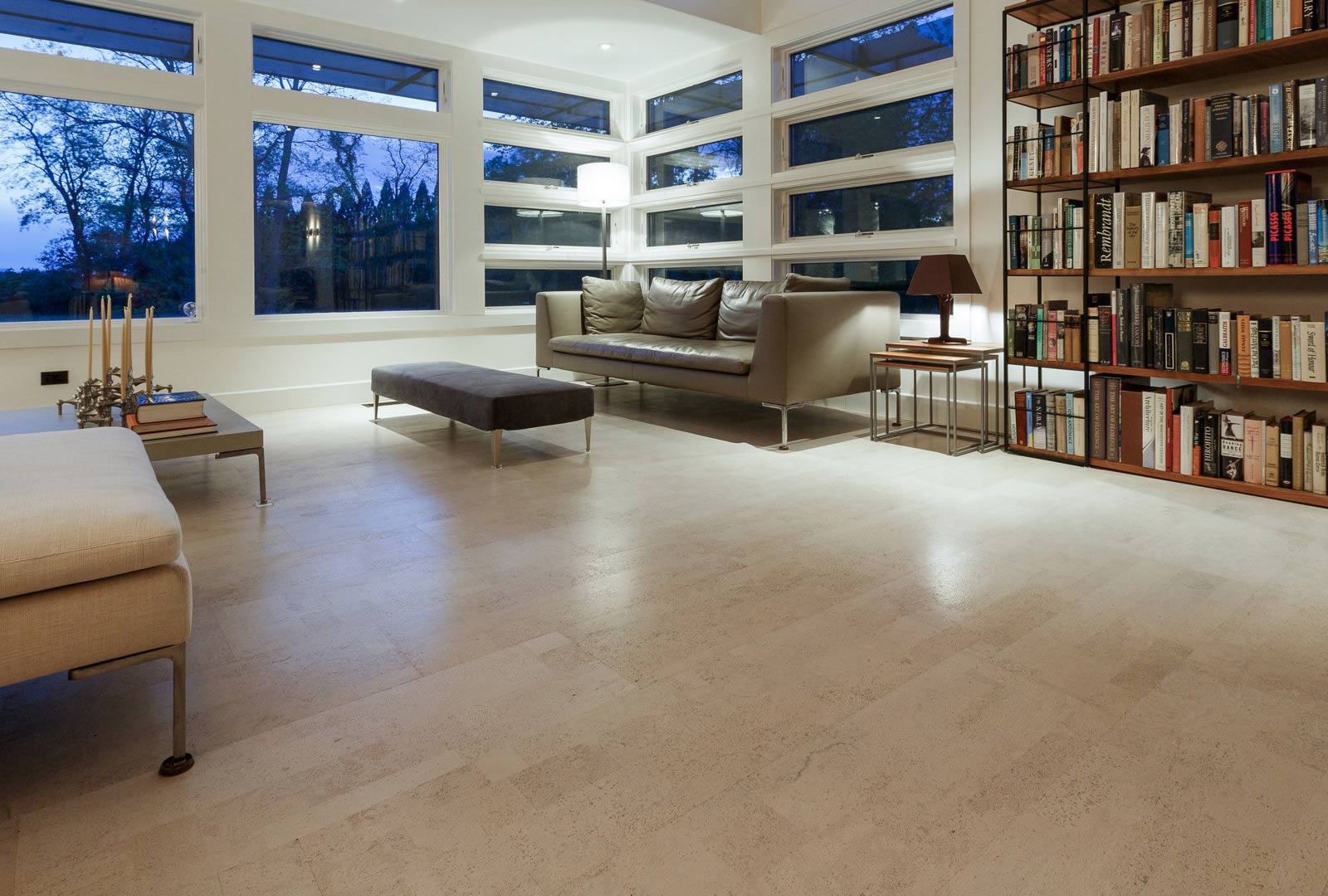 Whit Oak Floors in Dining Room